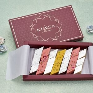 Assorted Kaju Katli (White Kaju Katli, Kesar Kaju Katli, Anjeer Kaju Katli, Rose Kaju Katli)